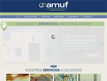 Tablet Screenshot of mutualamuf.com.ar